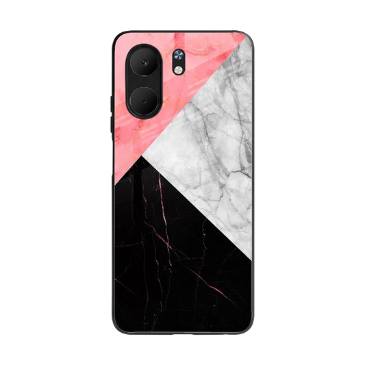 Luxe Trio back phone cover | glass case for oppo a5x 5g