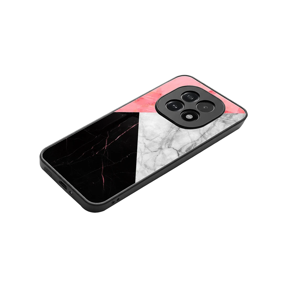 Luxe Trio stylish phone case for oppo f29 5g | glossy glass and slim fit