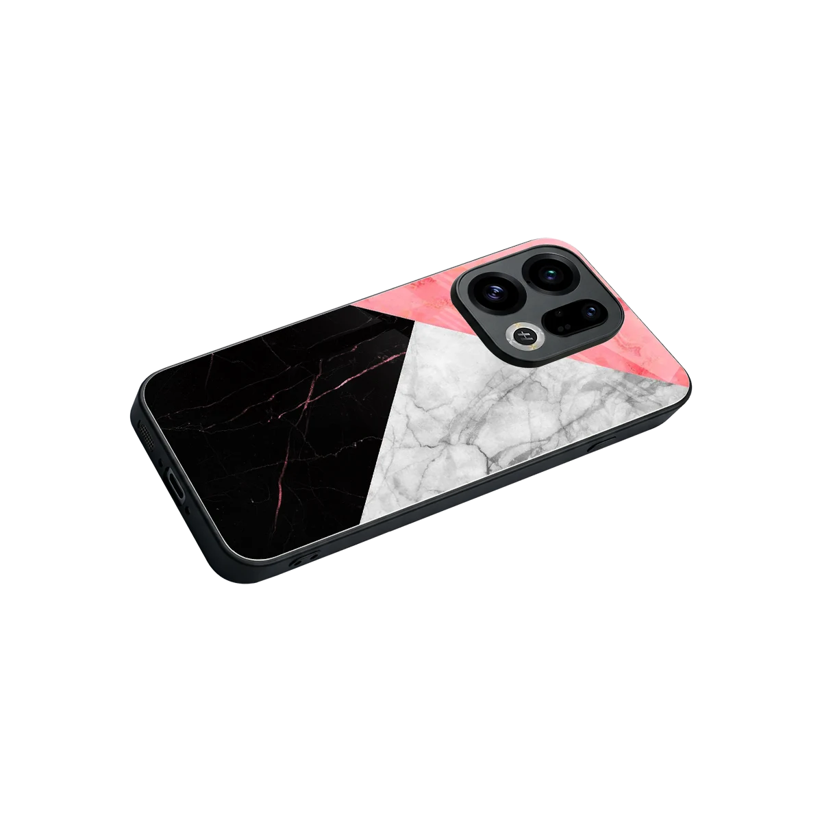 Luxe Trio stylish phone case for oppo find x9 | glossy glass and slim fit
