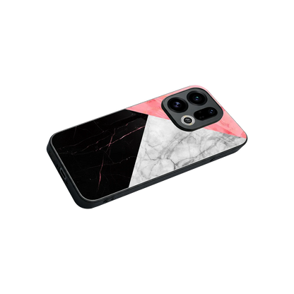 Luxe Trio stylish phone case for oppo find x9 | glossy glass and slim fit