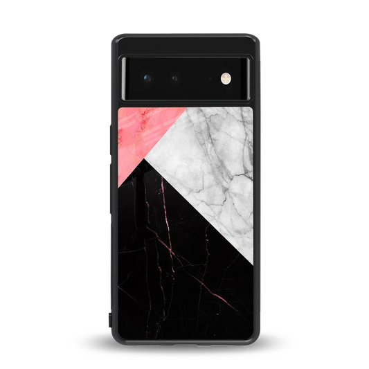 Luxe Trio back phone cover | glass case for google pixel 6
