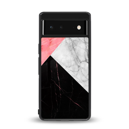 Luxe Trio back phone cover | glass case for google pixel 6a