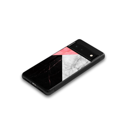 Luxe Trio google pixel 6a mobile cover | shockproof glass phone case