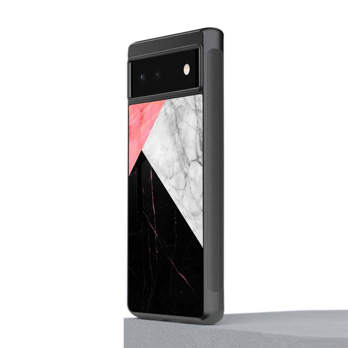 Luxe Trio stylish phone case for google pixel 6 | glossy glass and slim fit