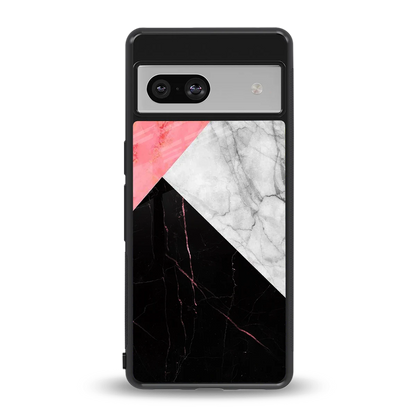 Luxe Trio back phone cover | glass case for google pixel 7a