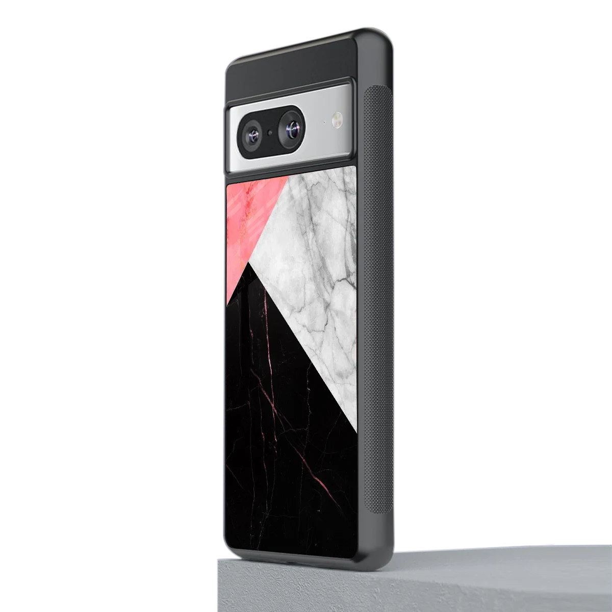 Luxe Trio stylish phone case for google pixel 8 | glossy glass and slim fit