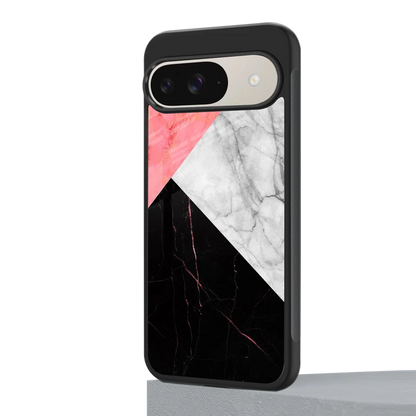 Luxe Trio google pixel 9 mobile cover | shockproof glass phone case