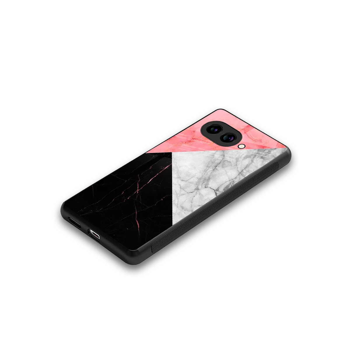 Luxe Trio stylish phone case for google pixel 10a | glossy glass and slim fit