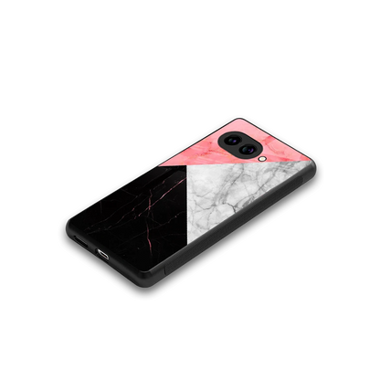 Luxe Trio stylish phone case for google pixel 10a | glossy glass and slim fit
