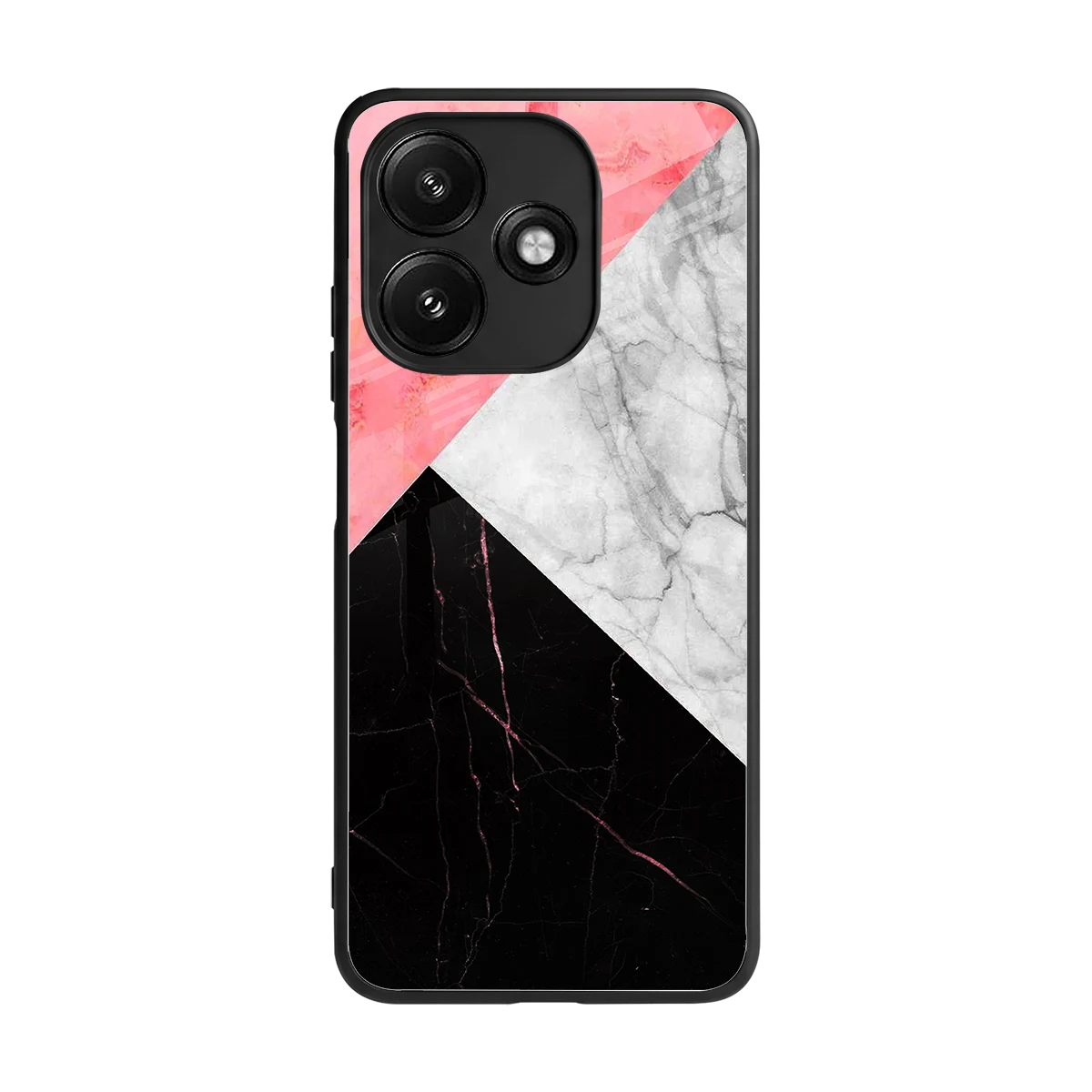 Luxe Trio back phone cover | glass case for redmi 12 5g