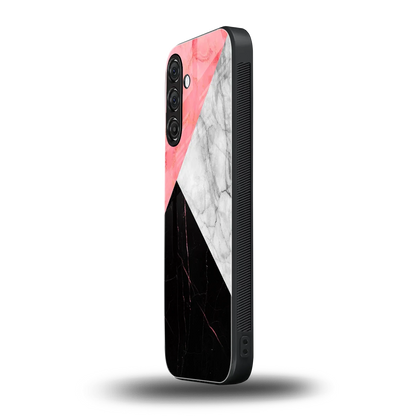 Luxe Trio samsung galaxy a55 5g mobile cover | shockproof glass phone case