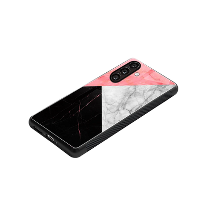 Luxe Trio stylish phone case for samsung galaxy a55 5g | glossy glass and slim fit