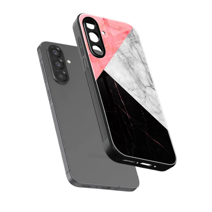 Luxe Trio sleek samsung galaxy a37 5g cover with tempered glass back and TPU edges