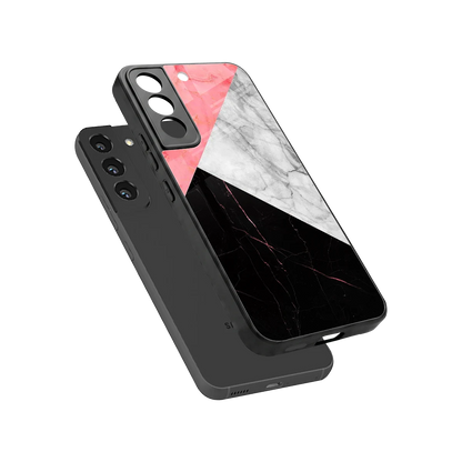 Luxe Trio sleek samsung galaxy s22 cover with tempered glass back and TPU edges