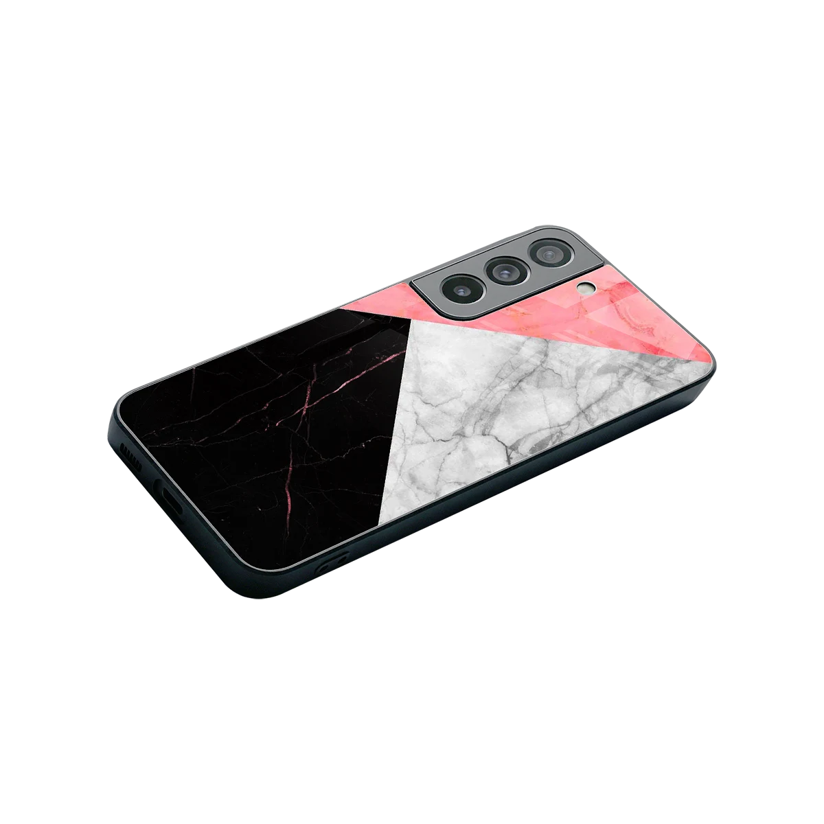 Luxe Trio stylish phone case for samsung galaxy s22 | glossy glass and slim fit