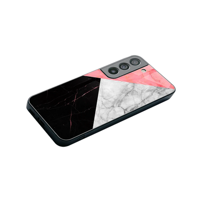 Luxe Trio stylish phone case for samsung galaxy s22 | glossy glass and slim fit