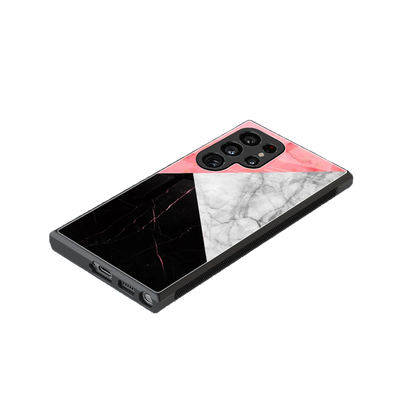 Luxe Trio stylish phone case for samsung galaxy s24 ultra | glossy glass and slim fit