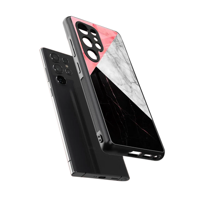 Luxe Trio sleek samsung galaxy s25 ultra cover with tempered glass back and TPU edges