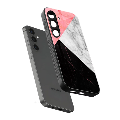 Luxe Trio sleek samsung galaxy s24 plus cover with tempered glass back and TPU edges