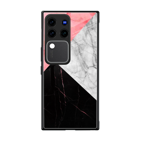 Luxe Trio back phone cover | glass case forvivo v30 pro