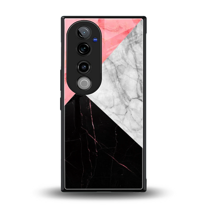 Luxe Trio back phone cover | glass case for vivo v40 pro