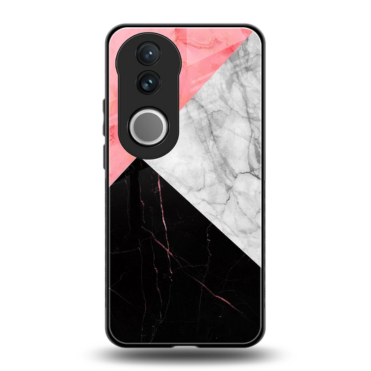 Luxe Trio back phone cover | glass case for vivo v50