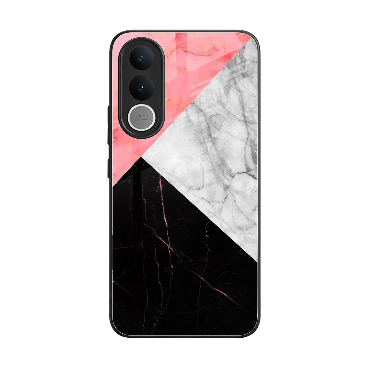 Luxe Trio back phone cover | glass case for vivo v70 fe