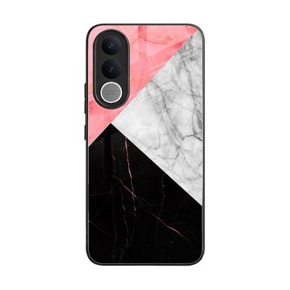Luxe Trio back phone cover | glass case for vivo v70 fe