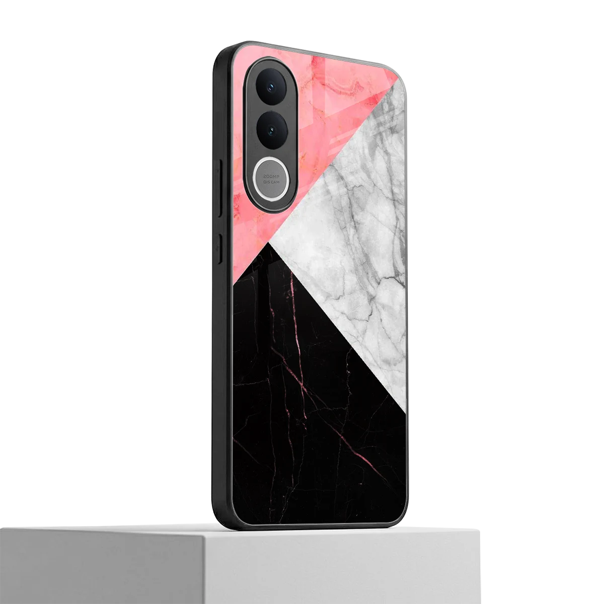 Luxe Trio vivo v70 fe mobile cover | shockproof glass phone case