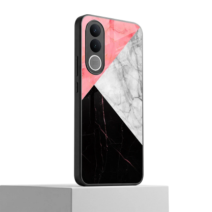 Luxe Trio vivo v70 fe mobile cover | shockproof glass phone case