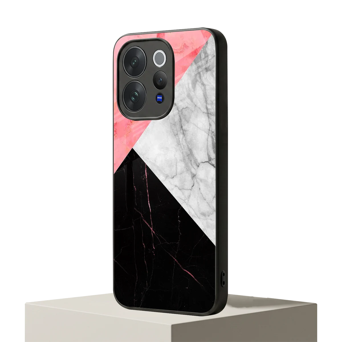Luxe Trio vivo v70 mobile cover | shockproof glass phone case