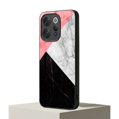 Luxe Trio vivo v70 elite mobile cover | shockproof glass phone case