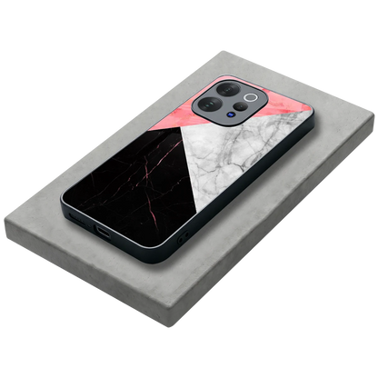 Luxe Trio stylish phone case for vivo v70 elite | glossy glass and slim fit