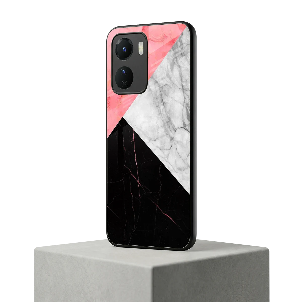 Luxe Trio vivo y16 mobile cover | shockproof glass phone case