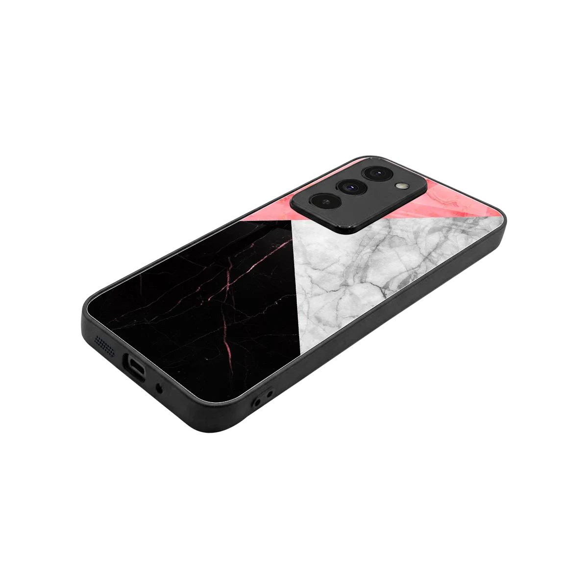 Luxe Trio stylish phone case for redmi 15 5g | glossy glass and slim fit