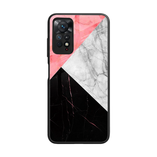 Luxe Trio back phone cover | glass case for redmi note 11 pro