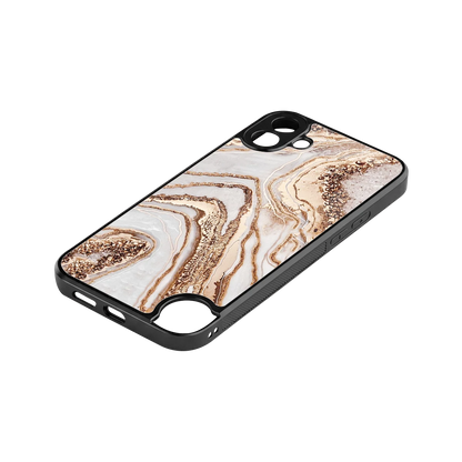 Luxe White stylish phone case for cmf nothing phone 1 | glossy glass and slim fit