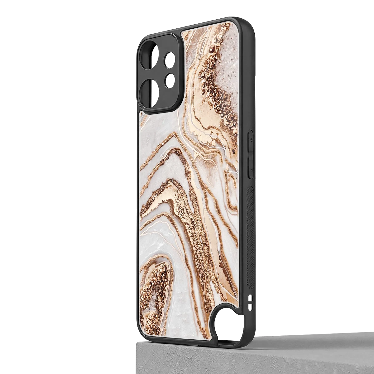 Luxe White cmf nothing phone 2 pro mobile cover | shockproof glass phone case
