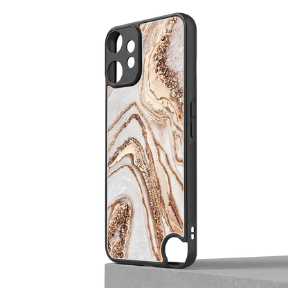 Luxe White cmf nothing phone 2 pro mobile cover | shockproof glass phone case
