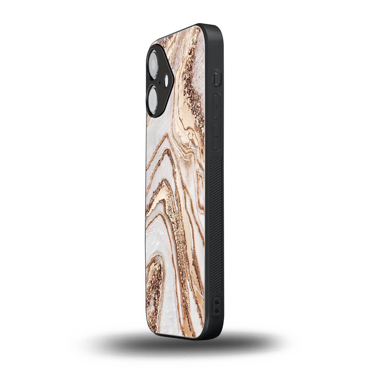 Luxe White Phone Case for Iphone 16 | Glass Case