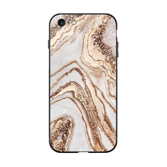 Luxe White back phone cover | glass case for iphone 6s plus