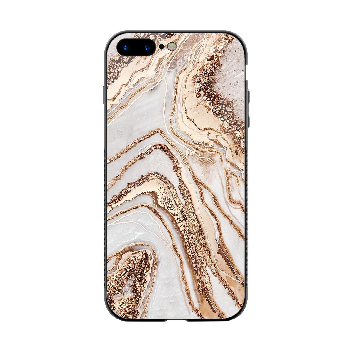 Luxe White back phone cover | glass case for iphone 8 plus