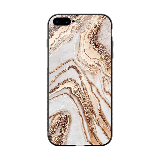 Luxe White back phone cover | glass case for iphone 8 plus