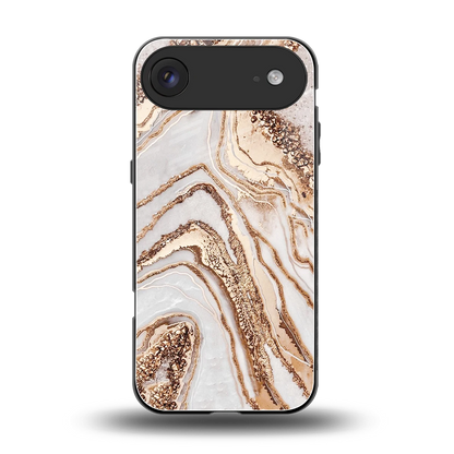 Luxe White back phone cover | glass case for iphone air