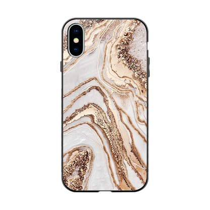 Luxe White back phone cover | glass case for iphone x
