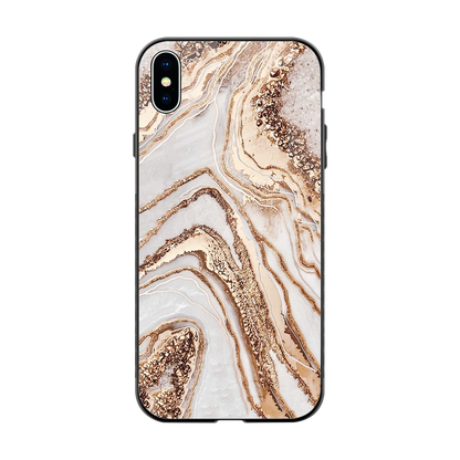 Luxe White back phone cover | glass case for iphone xs max