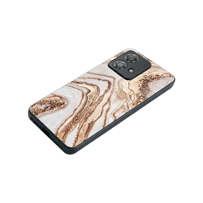 Luxe White stylish phone case for motorola edge 40 neo 5g | glossy glass and slim fit