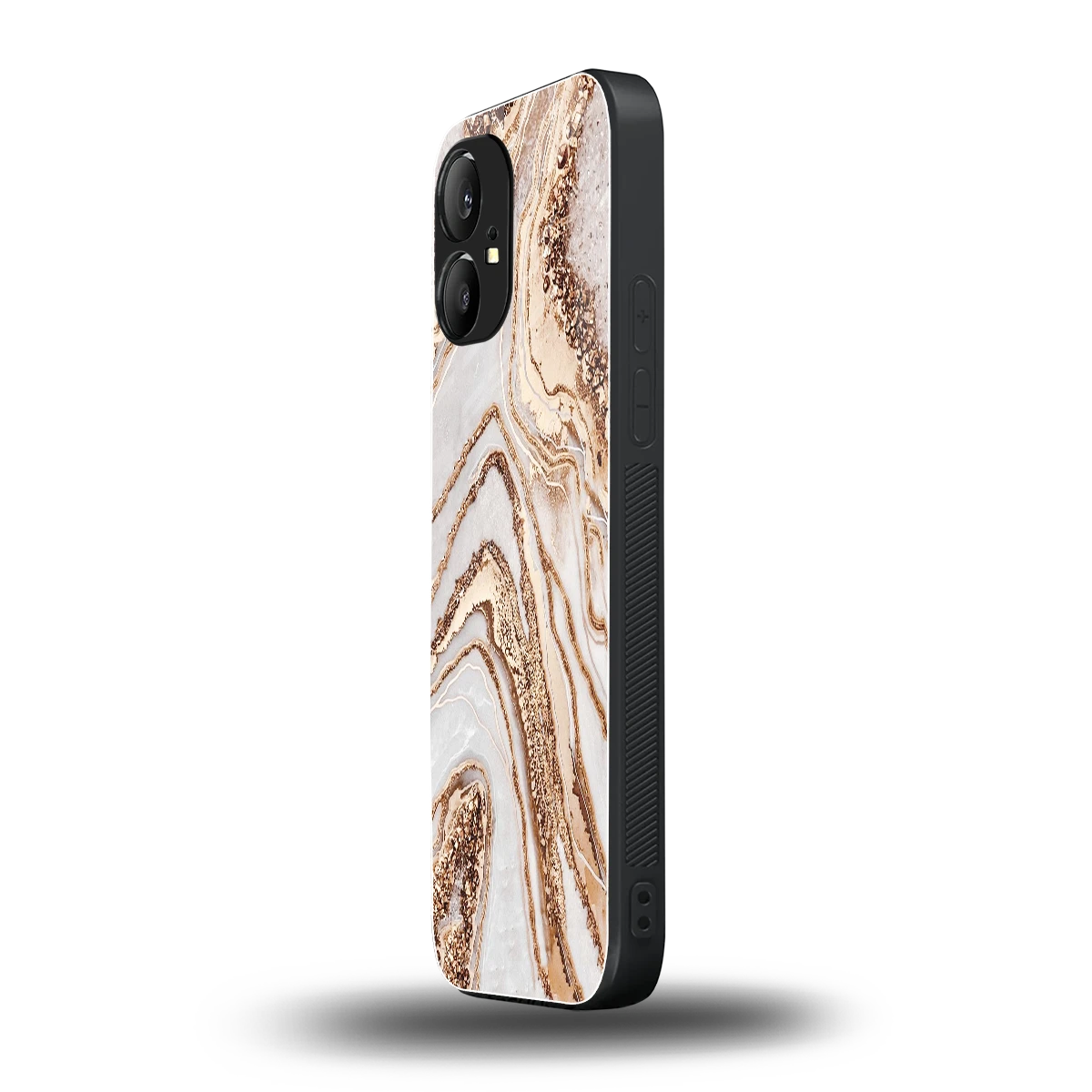 Luxe White nothing phone 1 mobile cover | shockproof glass phone case