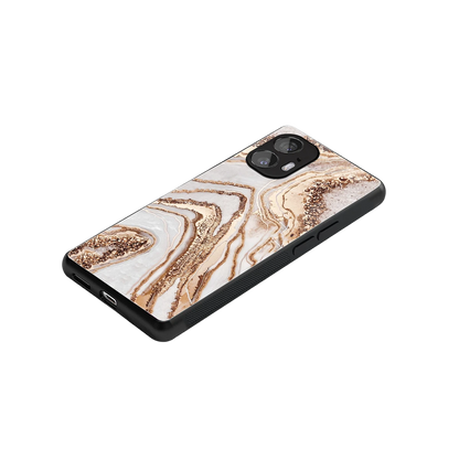 Luxe White stylish phone case for nothing phone 2 | glossy glass and slim fit
