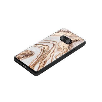 Luxe White stylish phone case for nothing phone 2a | glossy glass and slim fit